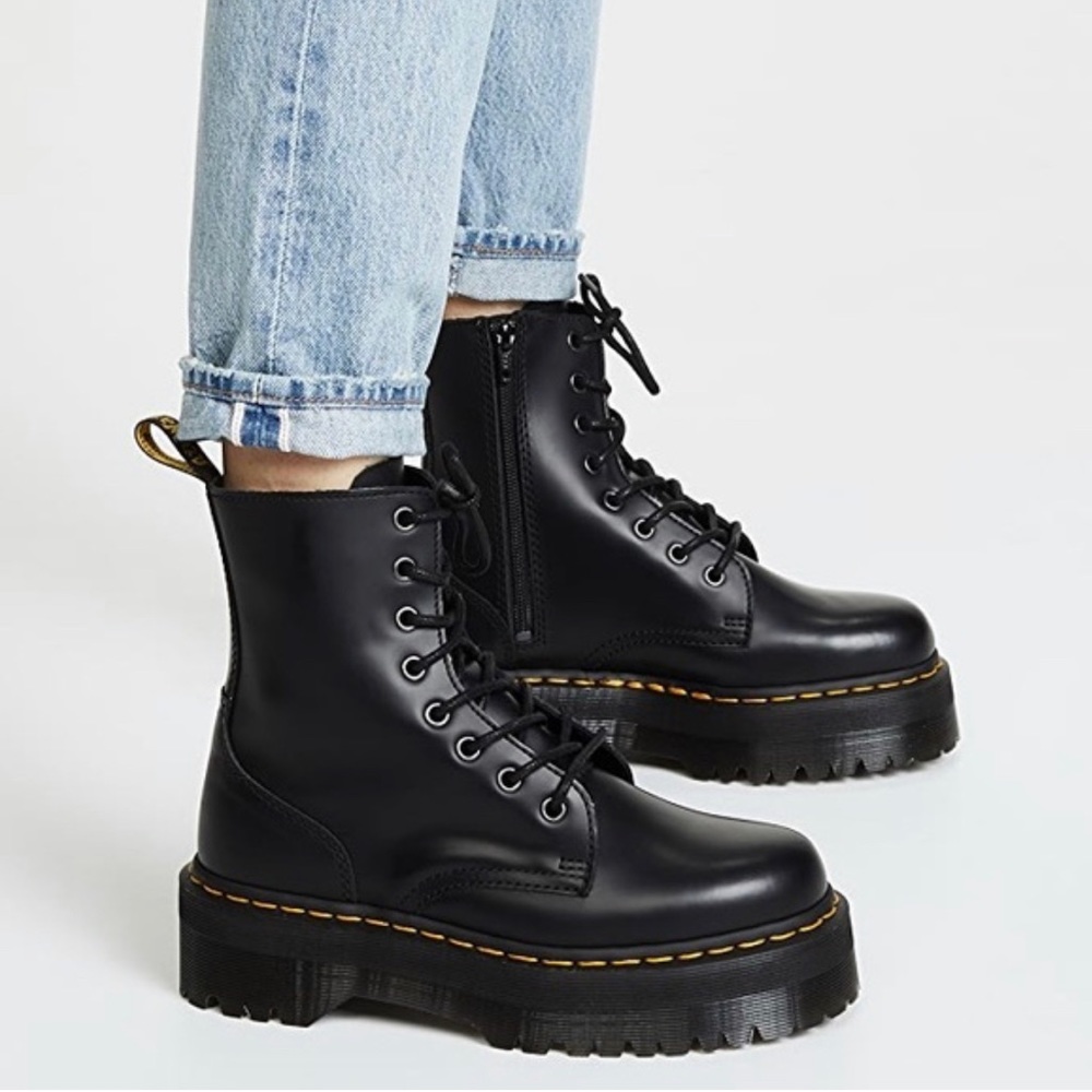 Dr. Martens Jadon Smooth Leather Platform Boots